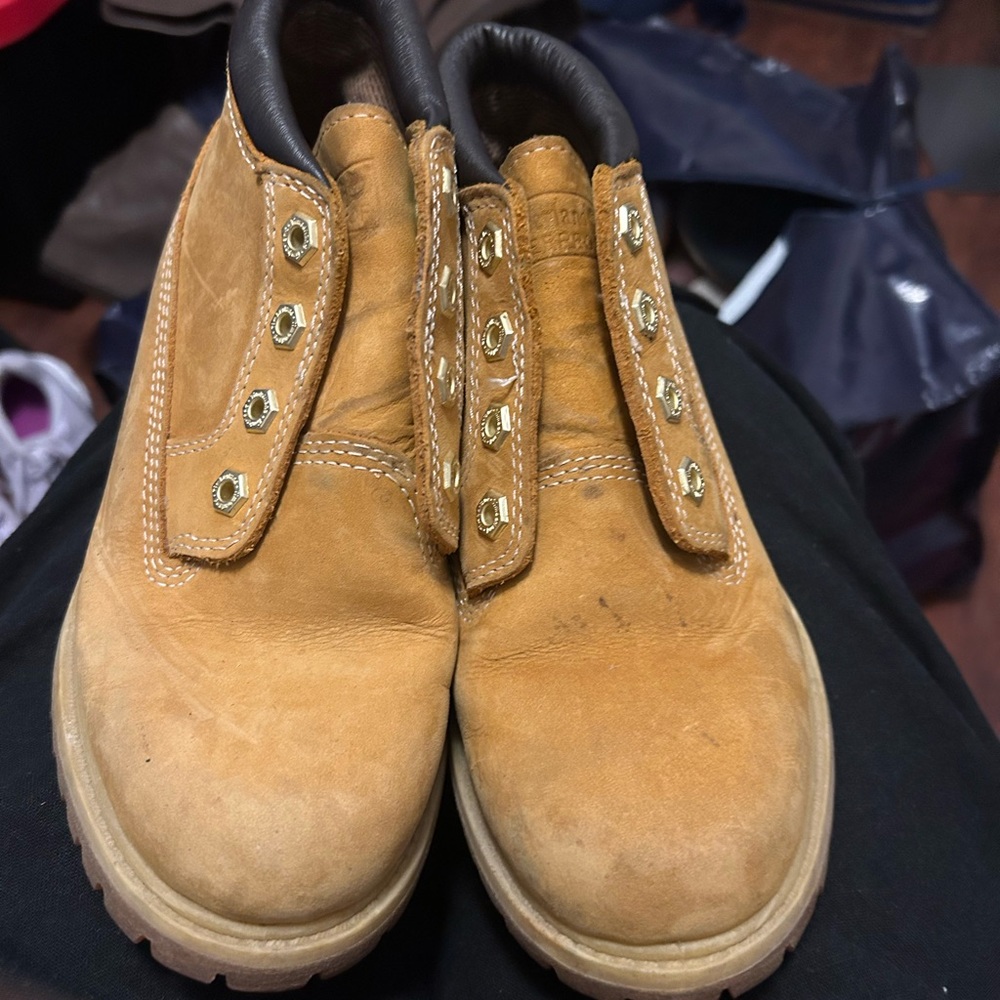 Timberland Yellow Leather Boots